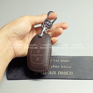 Hyundai Elantra 2014 2022 3-Button Smart Key Chain Leather Case 2014 2022 Hyundai7EL