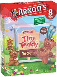 Arnott's Tiny Teddy盒裝小熊餅乾朱古力 200g (8pack) (02955)(澳洲平行進口貨) 此日期前最佳: 2026年6月30日