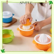 SIMPLESHOP Manual Juicer, Plastic Detachable Fruit Juicer| Portable Stable Hand Press Citrus Lemon J