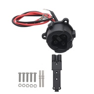 Kereta Golf MAC DC kuasa pengecas 48V soket & palam untuk Yamaha Electric 2011-2017 G29 # JR1-H235A-