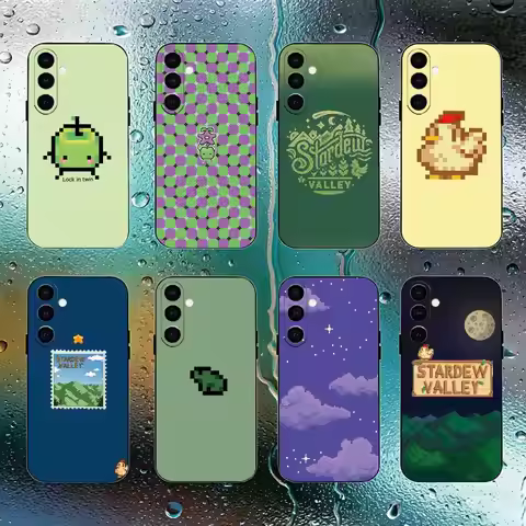Game S-Stardew Valley Phone Case Black Silicone Soft For Samsung Galaxy A73,A72,A71,A70,A53,A52,A51