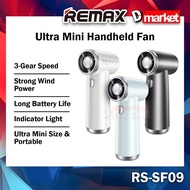 Remax RS-SF09 Handheld Fan Ultra Mini Fan High Speed Portable Fan Remax Handheld Fan Travel Fan Rema