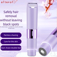 AFTEROF Body Shaver, Replaceable Razor 2 In 1 Design Electric Shaver,  IPX5 Waterproof Underarm Shav