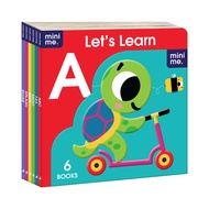6 Books Lets Learn Mini Me Book Set For Kids To Learn Alphabet & Numbers