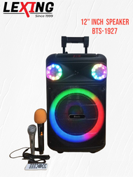 Professional speaker  12"inch  BTS-1927   with wired mic / 1 chargeable mic