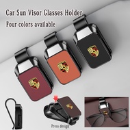Porsche Car Sunshade Storage Clip Glasses Holder Car Interior Hanging Sunglasses Clip For Porsche Ca