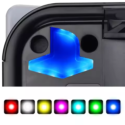 eXtremeRate 7 Colors 24 Effects RGB Logo LED for ps5 Console, Illuminated Logo LED for ps5 Disc & Di