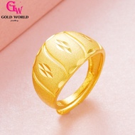 GW Jewellery Fashion Accessories Emas 916 Gold Bangkok Personalized Gold-plated Open Men's Ring