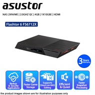 Asustor Flashtor 6 FS6712X 12XNVME/2.0GHZ QC/4GB/1X10GBE/HDMI