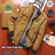 GOJEK ANIMATION JACKET GOJEK DRIVER JACKET/ WATERPROOF AND WINDPROOF TASLAN JACKET/ READY SIZE ML XL