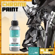 IRO Acrylic Pre-thinned Paint Chrome Color Series 60ml Gundam Color Paint Airbrush Solvent Based Acr