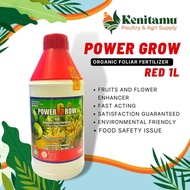 POWER GROW  RED (ORGANIC FOLIAR FERTILIZER fruits &amp; flower enhancer) 1L FOR PLANT CARE AND CROPS/