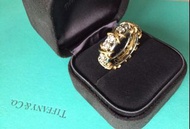 售 Tiffany 16 stone, 16顆石戒指, 鉑金戒台配18K黃金