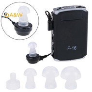 A&W Mini digital hearing aid adjustable tone sound amplifier AXON F-16 hearing aid
