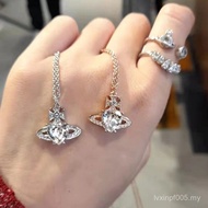 Western Queen Clavicle Temperament ariella Necklace Feel Inlaid Niche Chain Diamond Design High-End 