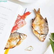 BYABR Simulation Fish Meat Sticky Notes Cute 50pcs for Home Office Students Gift Child Japanese Styl