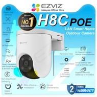 EZVIZ H8c POE 2K 3MP AI Human / Vehicle Shape Detection  Smart Auto-Tracking  Pre-set Direction Colo