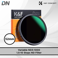 KNF Concept 52mm Lens Filter Variable ND3-1000 Filter K&F Concept
