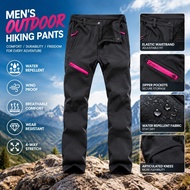 Celana Panjang Tebal Wanita Women Stretchable Fleece Thermal Pants for Outdoor Hiking Skiing Waterpr