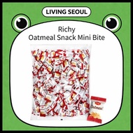 Richy Oatmeal Snack Mini Bite 250g/1kg Individually Wrapped Bite-Sized Korean Snack