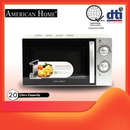 < American Home AMW-20MCS Microwave Oven 20L Mechanical Control Color Silver >