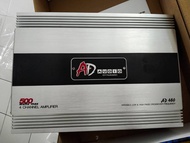 AD audio amp (500W.)64wX4ch./Bridgged able 160w+160w class A+B TRI mode 4/3/2ch.with CrossOver SUBwoofer ใช้กับรถ TOYOTA HONDA NISSAN MITSUBISHI MAZDA LEXUS SUBARU VOLVO VOLKSWAGEN HYUNDAI KIA MG MAZDA BMW MERCEDES -BENZ