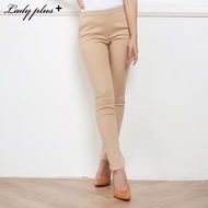 Lady Plus กางเกงขายาว | Long Pants 9742PL กางเกงทำงาน ทรงสลิม สีเบจ