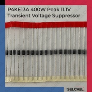 TVS P4KE13A 400W 11.1V Universal Transient Voltage Suppressor Diode