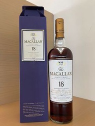 1987 The Macallan 18 Year Old Sherry Oak Single Malt Scotch Whisky