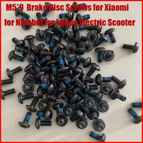 12pcs M5*9 Brake Disc Metal Screws For Xiaomi M365 1S Pro for Kugoo for Ninebot ES1/2/3 G30/D Electr