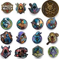PIN QUEST by Foxbite - Complete Dungeons & Dragons 5e Accessory Set - 15 Enamel Lapel Pins, Dungeon 