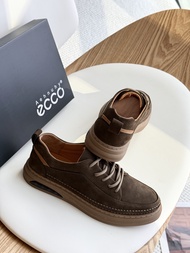 ใหม่ Ecco รองเท้าหนังธุรกิจลำลองผู้ชายรองเท้ารองเท้าสำหรับทำงานกลางแจ้งกีฬาวิ่งรองเท้าผ้าใบ AY21505