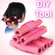 6 Pieces Girl Hair Curler Sponge Curler Wavy Hair DIY Tool Curling Stick Hair Roll Hairdressing Tool