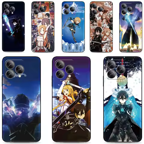 Sword Art Online Cover For Sharp Aquos R10 R9 R8 R8s Pro R2 R3 Air Zero6 Wish 5 4 Sense 10 9 8 6 6s 
