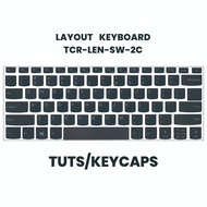 ET10 TCR-LEN-SW-2C TUTS KEYCAP BUTTERFLY CLIP KEYBOARD LAPTOP Lenovo IDEAPAD 130-14AST 320-14AST 320