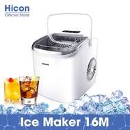 Hicon Mini Ice Maker Machine elektrik automatik 15kg-24H mesin pembuat ais kiub cepat rumah-16AL/26Y