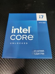 全新盒裝Intel Core i7-14700K 33M Cache, up to 5.60 GHz