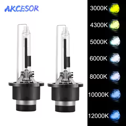 2x Xenon Bulb D2S D2R D4S D4R HID Headlamp Car Headlight Bulb Kit Auto Lamp 4300K 5000K 6000K 8000K