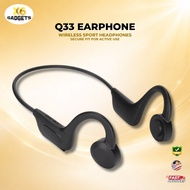 [ READY STOCK ] Q33 BONE CONDUCTION WIRELESS EARPHONE BLUETOOTH EARPHONE SPORT EARPHONE