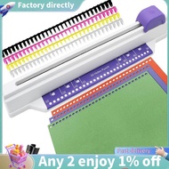 Hand Push Binder, 30 Hole Binder Machine, Coil Binder, Home Desktop Binder Puncher for A4 A5 A6 A7 B