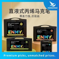 ENMY【Drawing Set】 Blackbox Direct Liquid Acrylic Marker Add A Professional Drawing Pad
