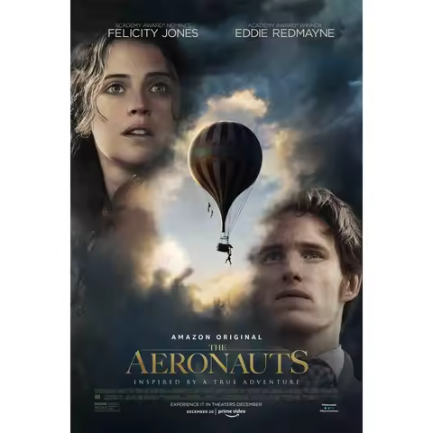 D0649 The Aeronauts Movie Felicity Jones Eddie Redmayne Silk Fabric Poster Art Decor Indoor Painting