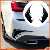 [PrettyiaSG] 2x Rear Bumper Lip Spoiler Professional Side Diffuser Splitter for BMW G20 G28