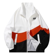 Yonex Yonex Áo khoác cầu lông phù hợp với nam giới và phụ nữ mùa xuân và mùa thu áo khoác Jacket mỏn