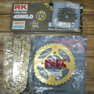 RK428KLO GOld Y125Z LC135chain kit