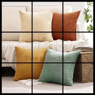 Aesthetic sofa cushion cover made of Corduroy, size 30x30, 35x35, 40x40