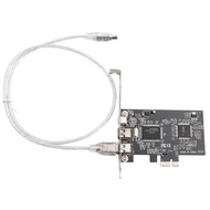 1394a controller card firewire controller card PCI-E PCI Express FireWire 1394a IEEE 1394 Controller