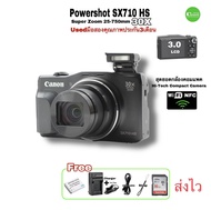 Canon PowerShot SX710 HS Camera 20.3MP Full HD 30X Super Zoom 25-750mm กล้องคอมแพคไฮเทค WiFi Usedมือสองสภาพดีมีประกัน3เดือน