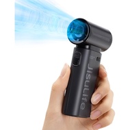 JISULIFE Portable Handheld Fan Life9, Turbo Power High Speed Air [18H Max Cooling Time], 5 Gear Wind