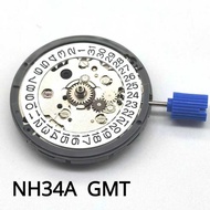 1 New 3 Japan 24 Jewels Nh34a Nh34 4R34 4 Hands GMT Date Automatic Mechanical Movement Hi